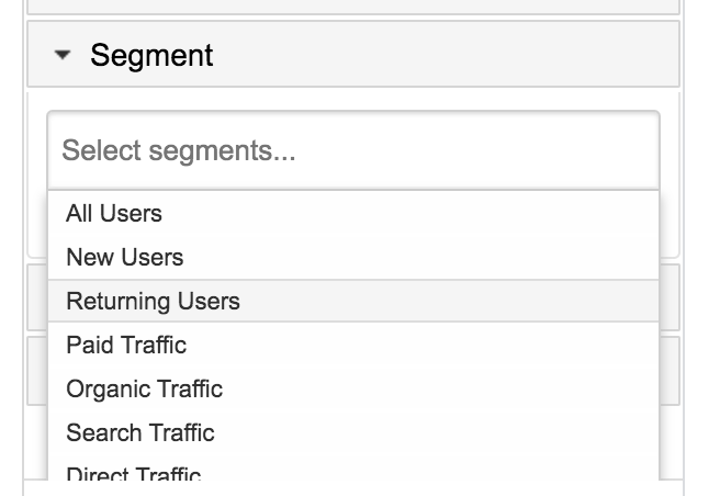 Select Segment 