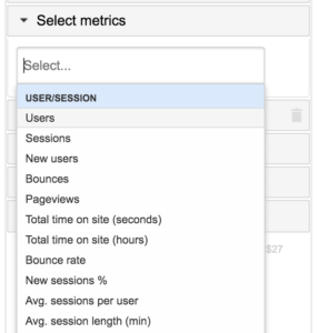 Select Metrics 